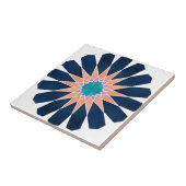 アルハンブラタイルカラフル花 タイル (側面)