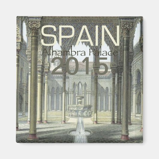 アルハンブラパレススペイン冷蔵庫用マグネットチェンジイヤー マグネット (正面)