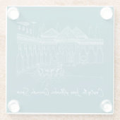 アルハンブラライオンズの裁判所2 ガラスコースター (裏面)