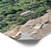 アルハンブラ宮殿の景色 ポスター (角)