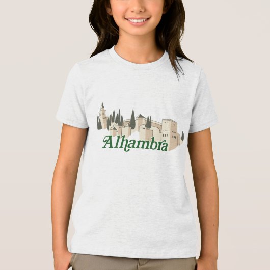 アルハンブラ宮殿 トライブレンドＴシャツ (正面)