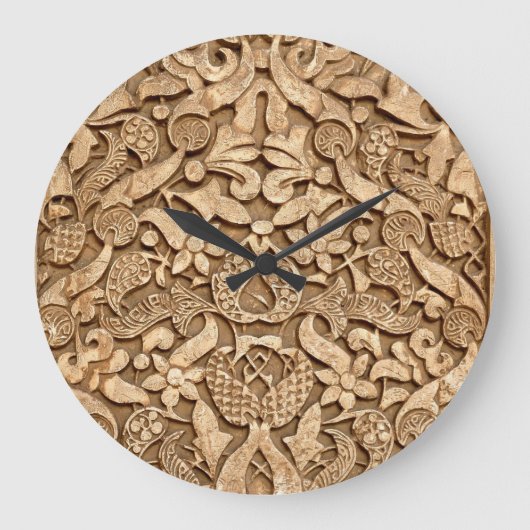アルハンブラ模様の壁時計 ラージ壁時計 (正面)