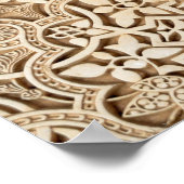 アルハンブラ模様 ポスター (角)