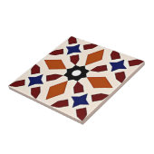 アルハンブラ瓦フラワーヴィンテージ タイル (側面)