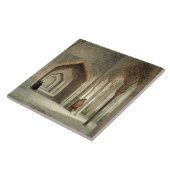 アルハンブラ、グラナダ1853年の裁判所部屋(ついている タイル (側面)