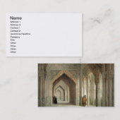 アルハンブラ、グラナダ1853年の裁判所部屋(ついている 名刺 (正面/裏面)