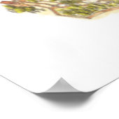 アルハンブラ・グラナダ・スペイン。空中表示 ポスター (角)