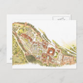 アルハンブラ・グラナダ・スペイン。空中表示 ポストカード (正面/裏面)