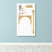 アルハンブラ・グラナダ・スペイン。詳細 キャンバスプリント (インサイチュ (ウッドフロア))