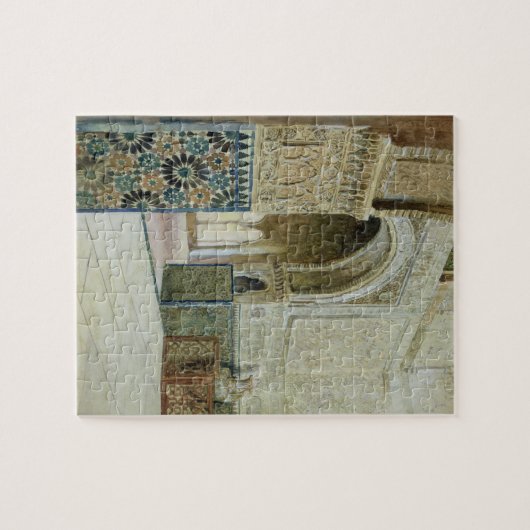 アルハンブラ、グラナダ(w/c)のインテリア ジグソーパズル (横)