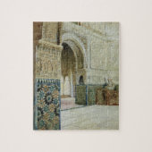 アルハンブラ、グラナダ(w/c)のインテリア ジグソーパズル (縦)