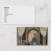 アルハンブラ、Granaの2人の姉妹の部屋 名刺 (正面/裏面)