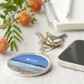 アルバで豪華な波が激突 キーホルダー (側面)