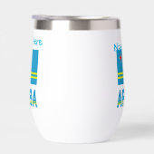 アルバとアルバの旗 ブルー カスタマイズ (右面)