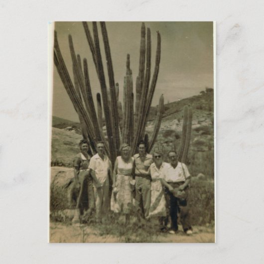 アルバのエッソで働くエクスパツ ポストカード (正面)