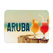 アルバのカクテル マグネット (横)