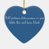 アルバのカリブビーチの恋人のギフトのオーナメント セラミックオーナメント (裏面)