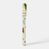 アルバのディビの木、ロバ、イグアナ、サボテン iPhoneケース (右側面)