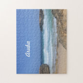 アルバのボカ・ケトで波が砕ける ジグソーパズル (縦)