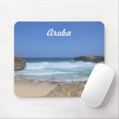 アルバのボカ・ケトで波が砕ける マウスパッド (マウス)