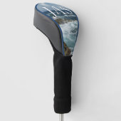 アルバのロッキーコーストとブルー海 ゴルフヘッドカバー (アングル)