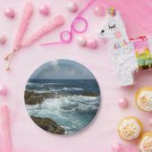 アルバのロッキーコーストとブルー海 ペーパープレート (パーティー)