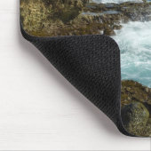 アルバのロッキーコーストとブルー海 マウスパッド (コーナー)