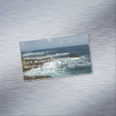 アルバのロッキーコーストとブルー海 マグネット名刺 (インサイチュ)