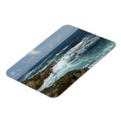 アルバのロッキーコーストとブルー海 マグネット (左側)