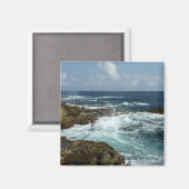 アルバのロッキーコーストとブルー海 マグネット (正面/裏面)