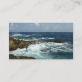 アルバのロッキーコーストとブルー海 名刺 (裏面)