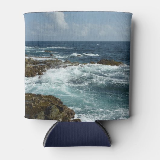 アルバのロッキーコーストとブルー海 缶クーラー (正面)