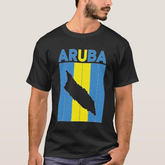 アルバの国境 Tシャツ (正面)