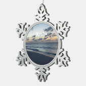 アルバの完全さ スノーフレークピューターオーナメント (右)