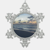 アルバの完全さ スノーフレークピューターオーナメント (正面)