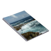 アルバの岩の多い海岸と青い海 ノートブック (右側)