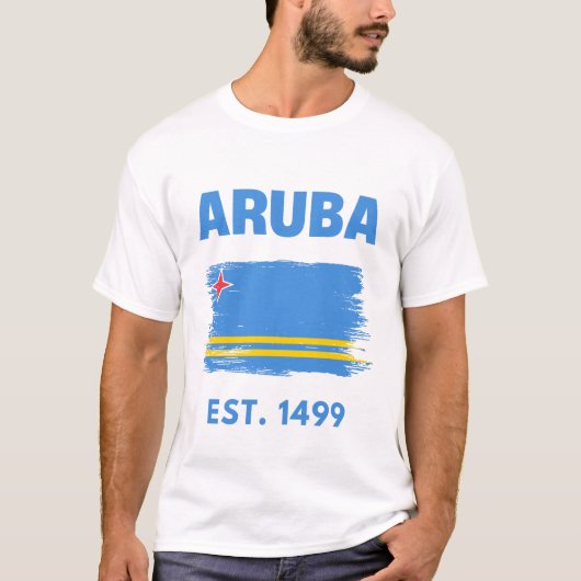 アルバの旗 Tシャツ (正面)