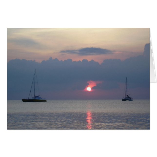 アルバの日没 (正面横)