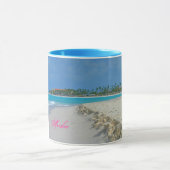 アルバの砂及び波のマグ マグカップ (中央)
