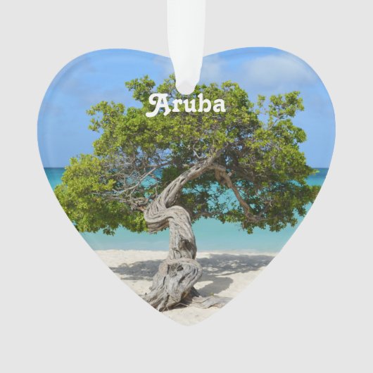 アルバのDivi単独のDiviの木 オーナメント (正面)