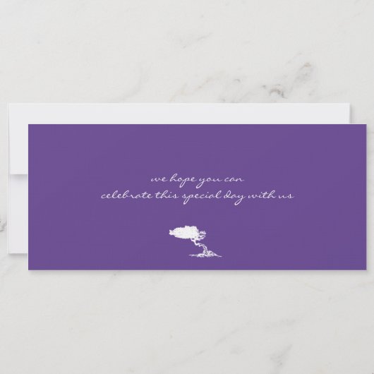 アルバへの搭乗券の保存 セーブザデート (裏面)