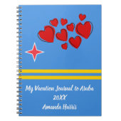 アルバへの私の休暇ジャーナル ノートブック (正面)