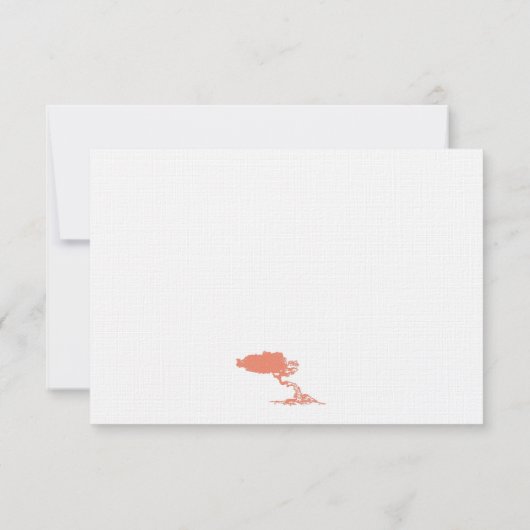 アルバへのRSVPの搭乗券 出欠カード (裏面)