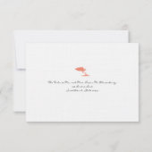 アルバへ出発する 搭乗券 への 返信 (裏面)