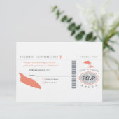 アルバへ出発する 搭乗券 への 返信 (スタンド正面)