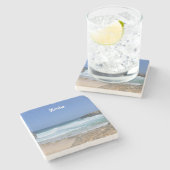 . .アルバをゴージャスな波が襲う ストーンコースター (横)