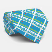 アルバアルバン国旗のタイル張り黒パーソナライズされた ネクタイ (ロール)