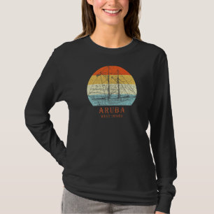 アルバウエストインディヴィンテージブループリントシルボートバカット Tシャツ