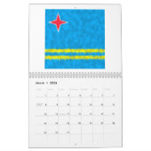 アルバオイルペインティングスケッチ カレンダー (3月 2026)