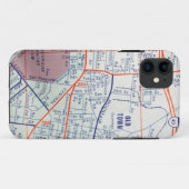 アルバカーキのヴィンテージの地図 Case-Mate iPhoneケース (裏面(横))
